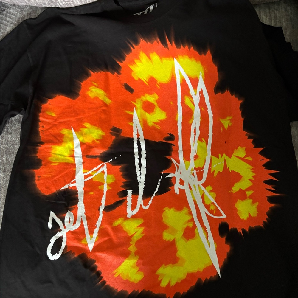 Size - XL Offset x denim Tears Explosion black Graphic T - Rare collab drop